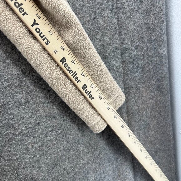 Soft Surroundings Sweater Women 1X Beige Sherpa Fleece Split Neck Pullover - Picture 5 of 10